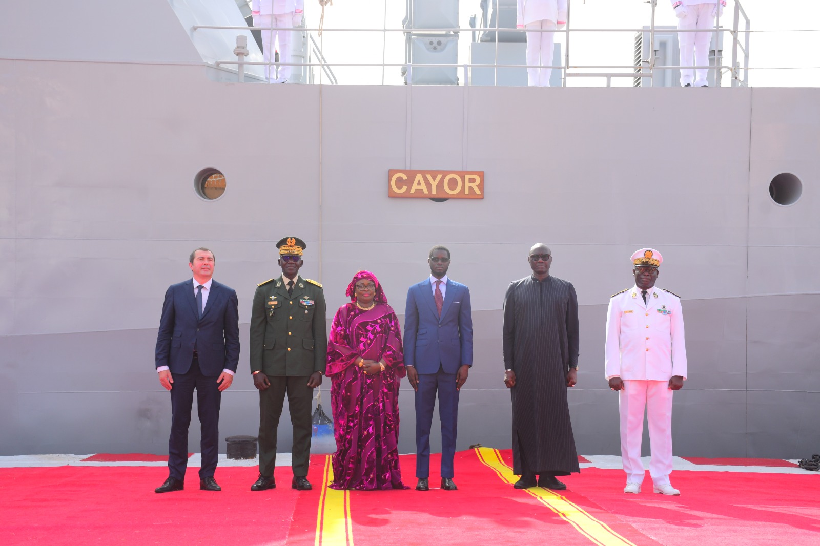 CEREMONIE DE BAPTEME DU PHM CAYOR